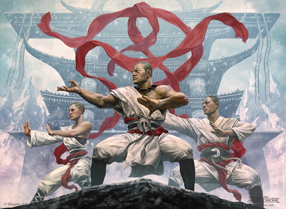 Monks channel their ki to invoke a Flurry of Blows