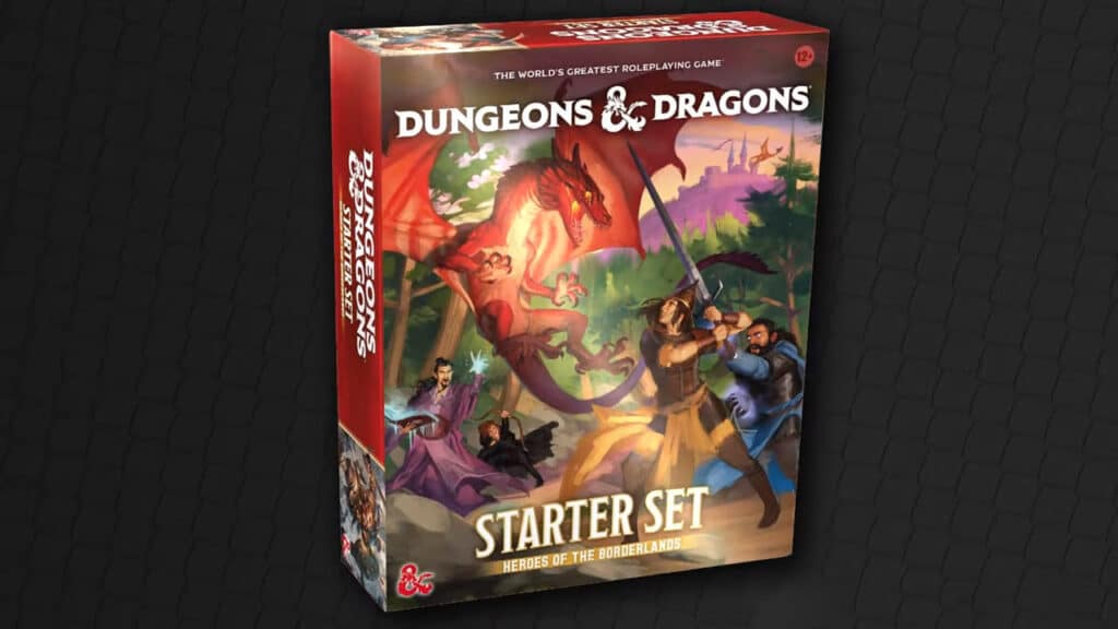 The boxed set of the D&D Starter Set Heroes of the Borderlands